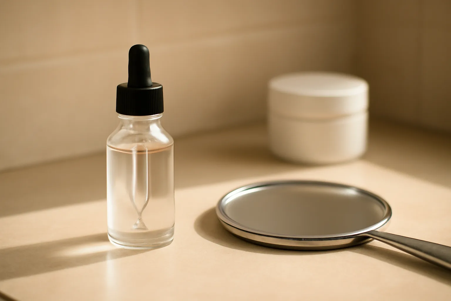 Dermatology counter scene evoking azelaic acid success rate research and treatment